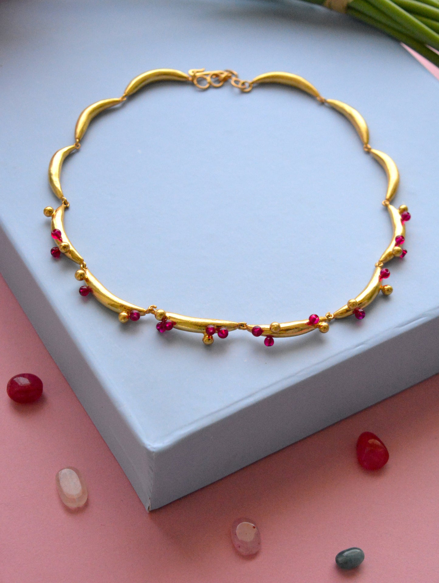 Fuscia Neckpiece