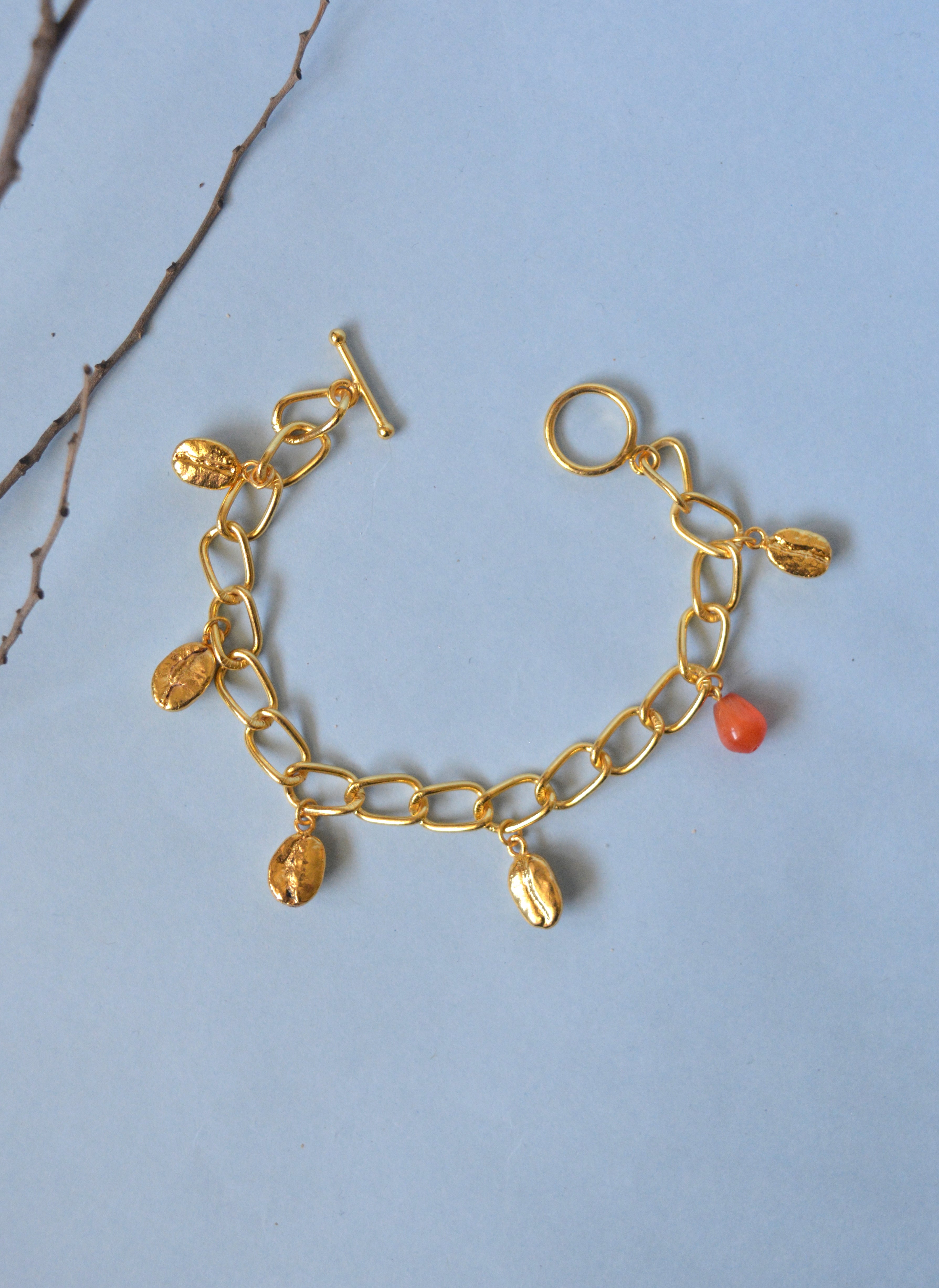 Coffee Cherry Bracelet