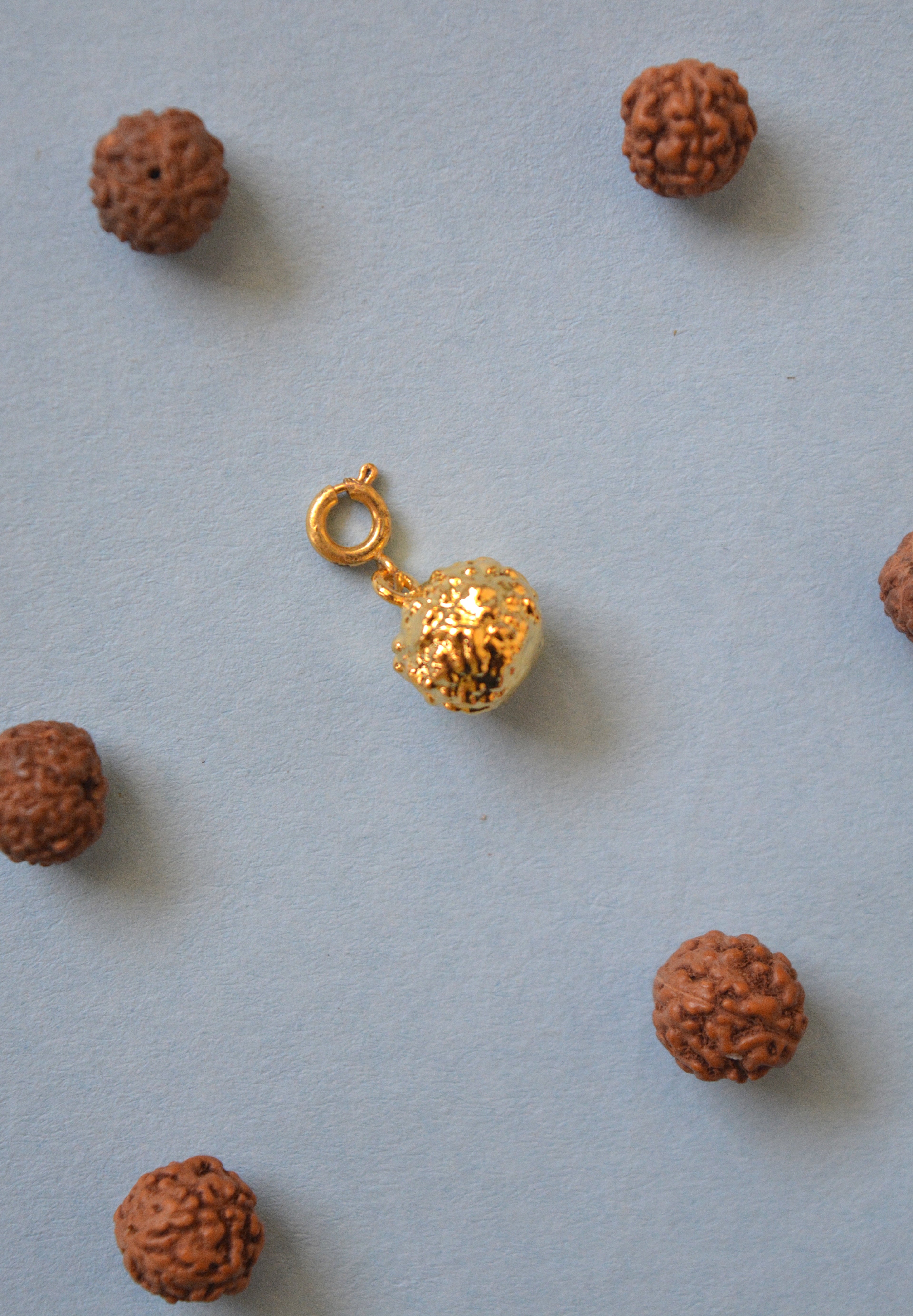 Rudraksh Charm - Gold