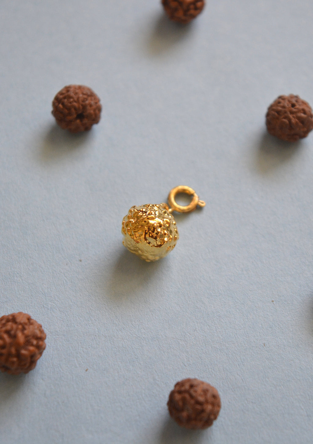 Rudraksh Charm - Gold