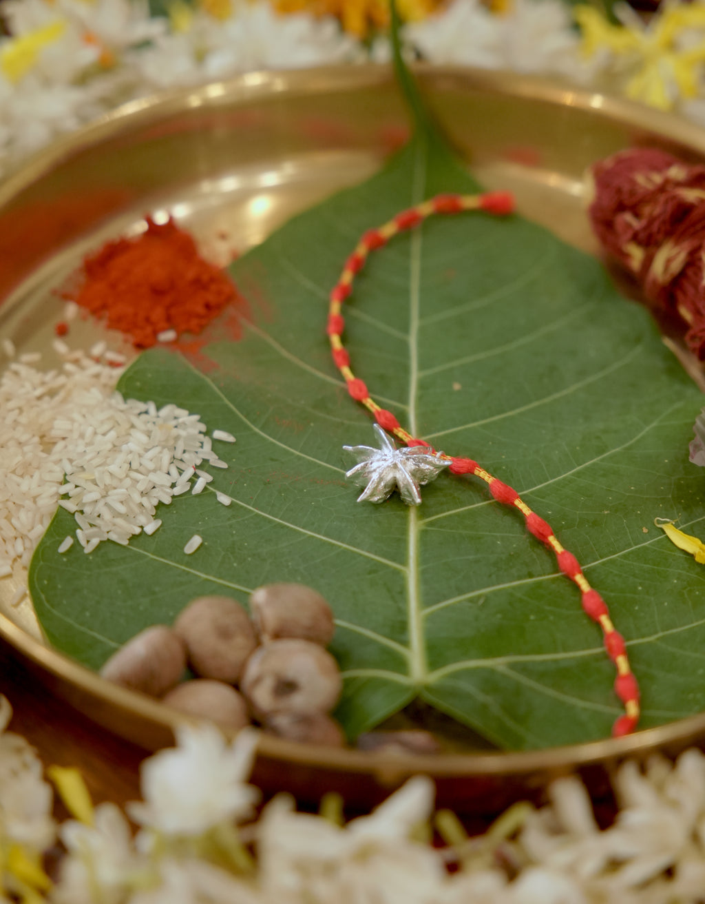 Star Anise Rakhi - Silver