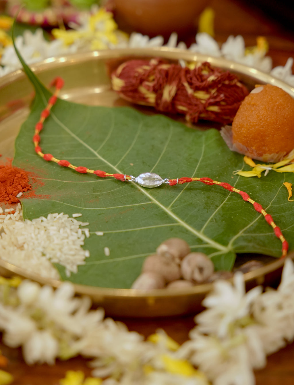 Elaichi Rakhi - Silver