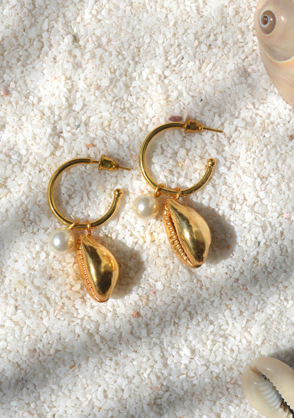 Cowrie Earring