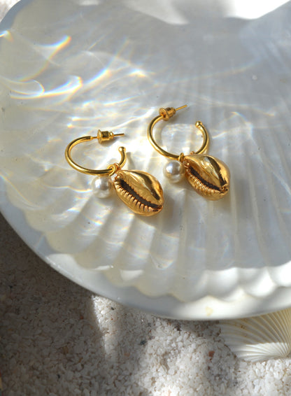 Cowrie Earring